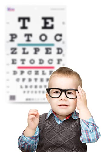 Image of Snellen Chart with Red Green Lines 20 Ft