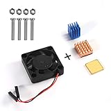 Aokin for Raspberry Pi Cooling Fan 30x30x7mm Brushless CPU Cooling Fan and for Raspberry Pi Heatsink...