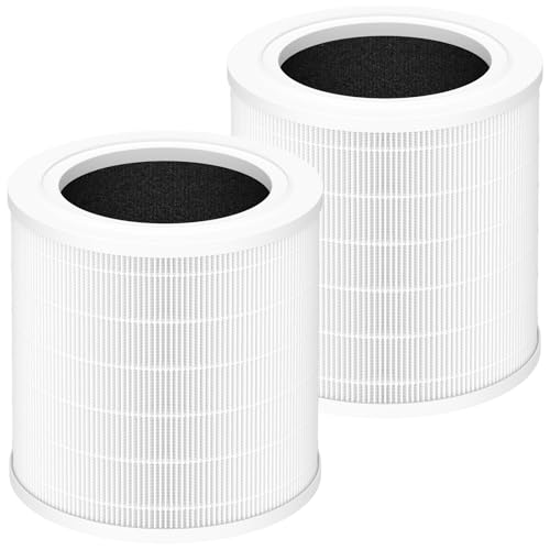 Image of A2001 Replacement Filter Compatible with A2001 Air Purifier, 3-In-1 Efficient Filtration Activated Carbon Filter, Compared to Part #AF-2001, 2 Pack