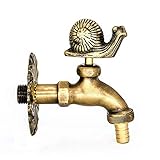 Membrana antical Grifo Jardin 1/2\" Decorativo Caracol con Racor Manguera