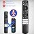 Replacement Remote Control for TCL Smart Google TV,Compatible with TCL QM8/QM7/S5/S4/S3/Q7/Q6/Q5 4K UHD HDR LED QLED QD-Mini LED Smart TVs
