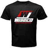 Cotton Wiseco Performance Piston Logo Black Tee Shirt Mens Round Neck Short Sleeve Bottoming T Shirt