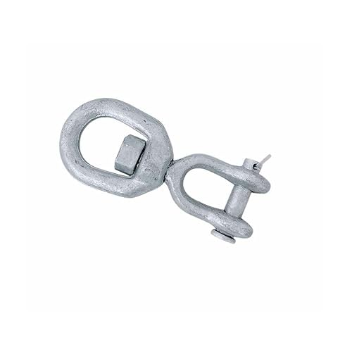 Marina Amarre Galvanizado Mandíbula Ojo Giratorio 5/8" WLL 5200 lbs Cap