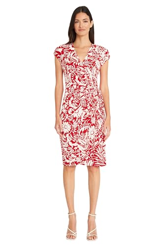 Image of Maggy London Women's Printed Matte Jersey Wrap