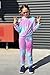 Arshiner Girl's Clothing Sets Tie Dye Twist Front Sweatshirt and Sweatpants Kids Sweatsuits Jogger set 9-10 Years