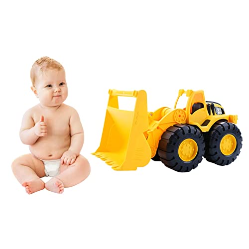 Brinquedo de construção de rodas livres – Escavadeira de escavadeira de carregamento | Veículo de co