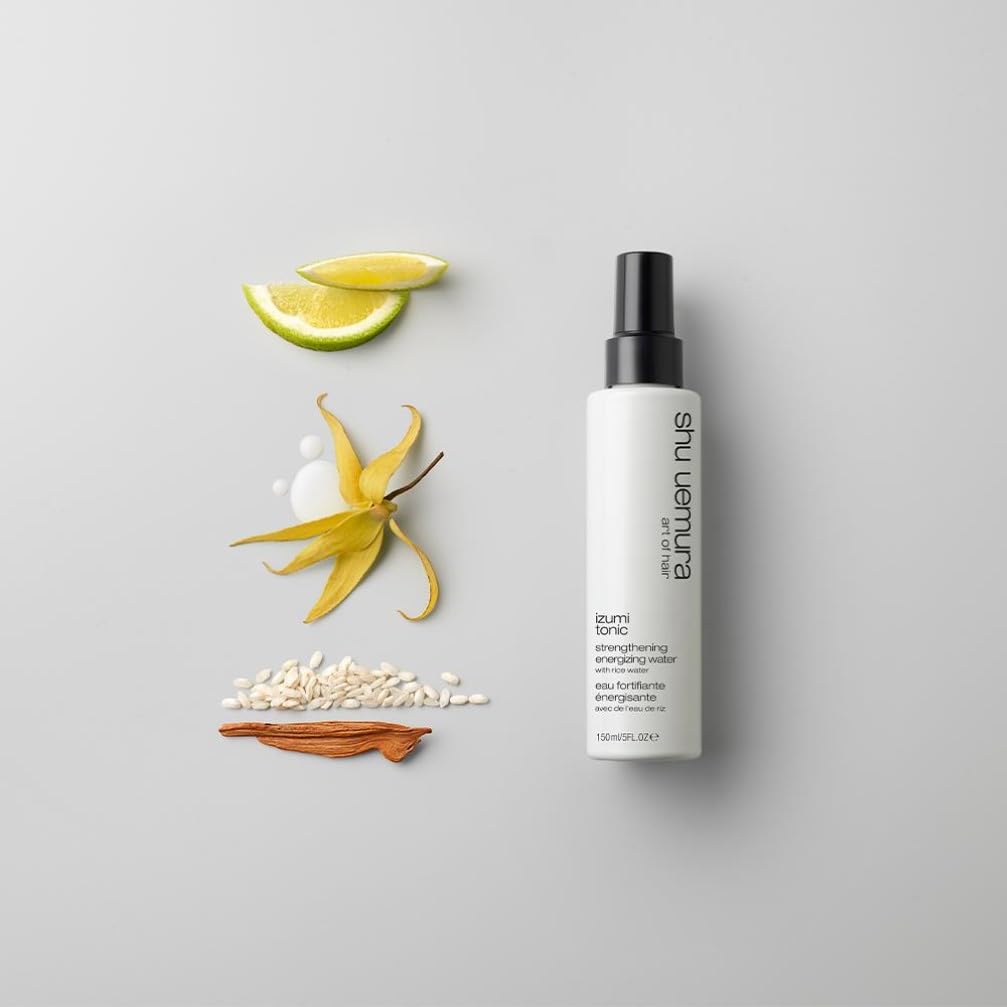 Shu Uemura Art of Hair, Spray per Capelli Anti-Rottura, Per Tutti i Tipi di Capelli, Effetto Corporizzante e Setificante, Arricchito con Acqua di Riso e Ceramidi, Texture Leggera, Izumi Tonic, 150 ml