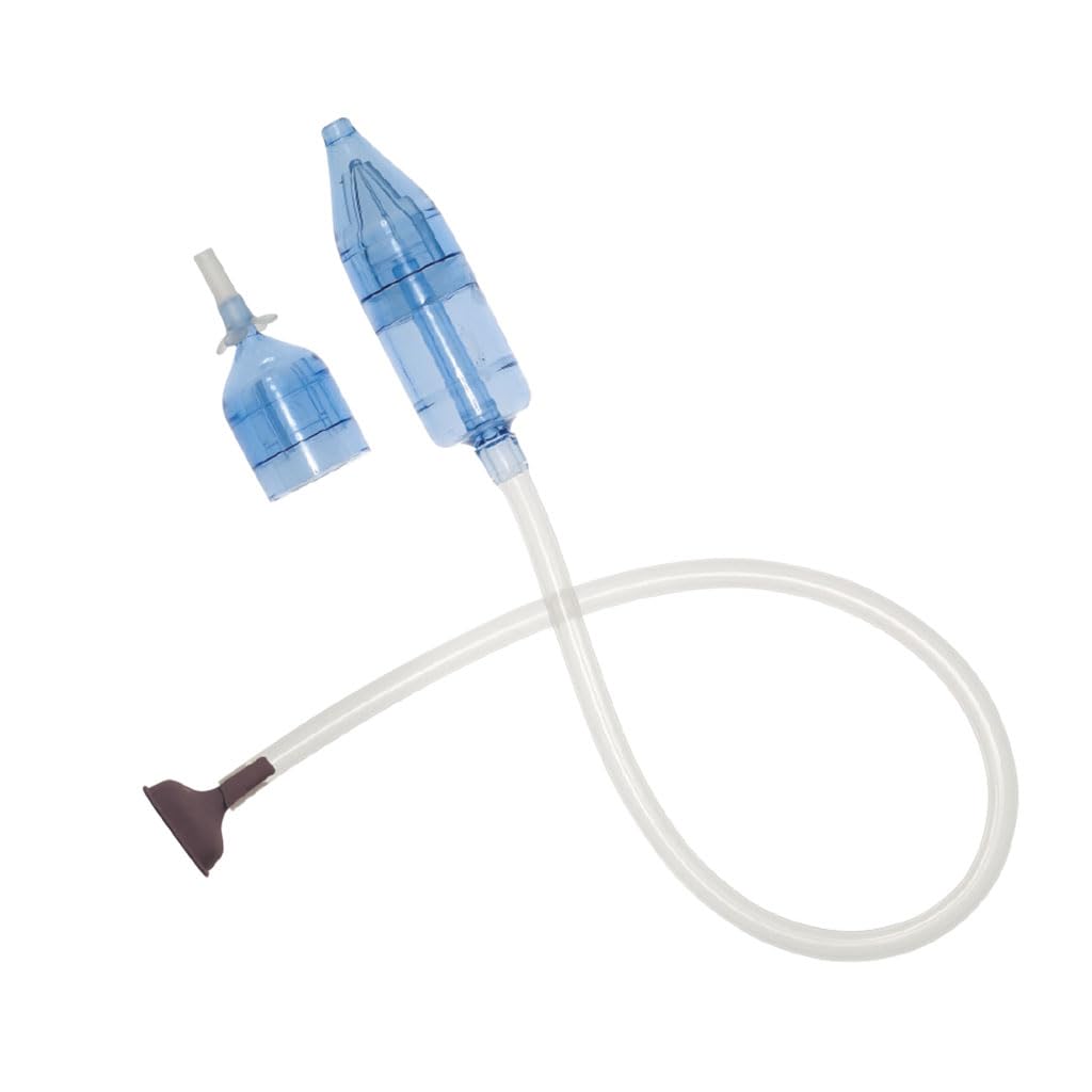 BIOSYNEX - Mouche Bébé Manuel - Mouche Bébé Par Aspiration - Aspirateur Nasal - 2 Tailles d'Embouts Réutilisables - Hygiénique - Débouche le Nez - Nouveau-nés, Bébés et Enfants