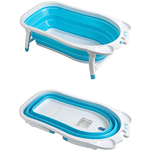 Roger Armstrong Flat Fold Bath Tub, Blue