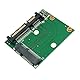 JZK MSATA zu SATA1 SSD-Adapterkartenmodul, MSATA zu SATA-Konverter, Unterstützung für Hochleistungs-SSD-Karten