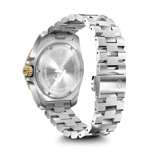 Victorinox Journey 1884, Swiss Made Men's Analog Watch, Green Dial, 43 Mm, Water Resistant Up To 200 M, Quartz Movement, Stainless Steel Case, Wrist Watch For Men |... - Image 3