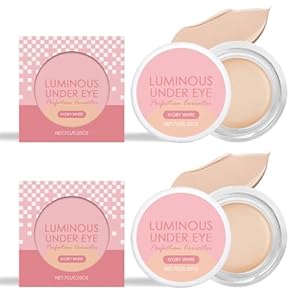 Luminous Under Eye Perfection Corrector Augen Concealer, Ivory White, 7g*2
