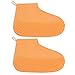 Happyyami 1 Pair Silicone Shoe Covers Silicone Snow Shoes Covers Disposable Hygienic Shoe Medical Boot Covers Hospital Shoe Covers Silicone Shoe Protector Outdoor Overshoes Child