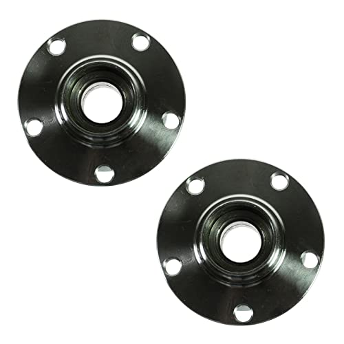 Image of TRQ Rear Left and Right Wheel Bearing and Hub Assembly Set 2 Piece Compatible with 2002-2008 Audi A4