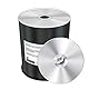 Professional Line CD-R 700Mb|80Min 52-fache Schreibgeschwindigkeit, vollflächig bedruckbar (Tintenstrahldrucker), Silber, voll Metallisiert, Silberne Schreibseite, 100er Cakebox
