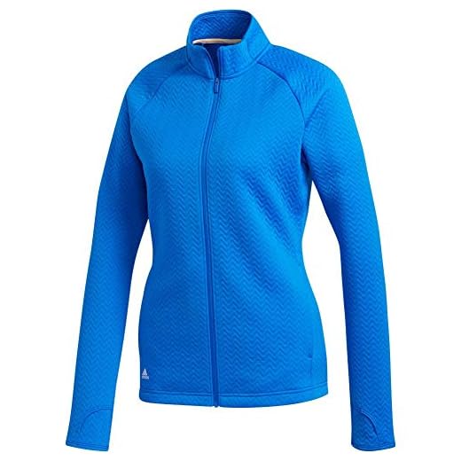Adidas Dam strukturerade lager jacka Glory Blue S