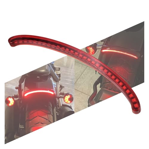 Feu de freinage moto LED et clignotant pour rouler de nuit en Fat Bob 114 2018