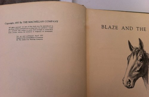 Blaze and the gypsies, B00087N494 Book Cover