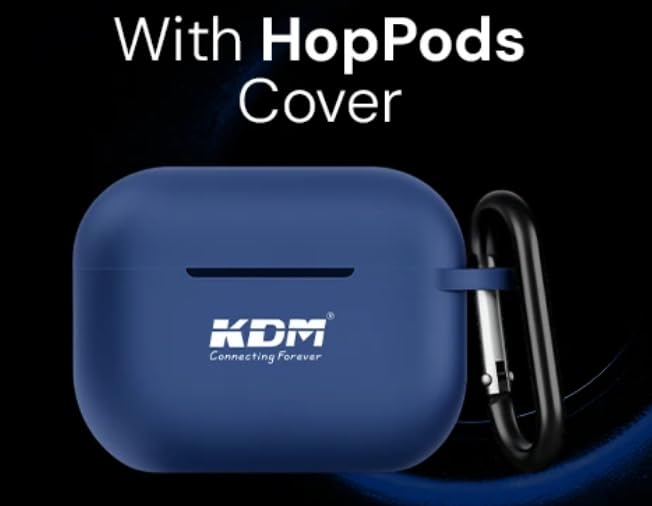 Image of KDM A1 HopPods Bluetooth 5.4 Wireless Earbuds, 36 Hours Total Playtime with Case, 5H Single Charge, ENC Noise Cancellation, Touch Control, Type-C Charging, Voice Assistant, Sea Green