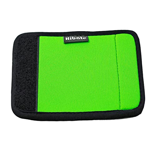 Hibate 5Pcs Neoprene Luggage Handle Wrap For Suitcase Identifier Luggage Makers Covers Wraps Travel Accessories - Fluorescent Green #TOP5