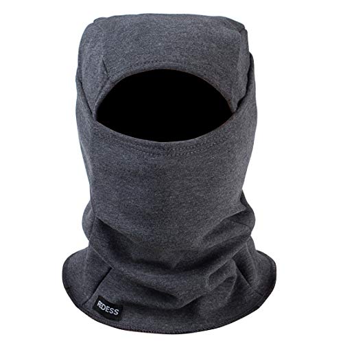 Warm Fleece Balaclava Windproof Ski Mask Cold Weather Face Mask Motorcycle Balaclava Hood Warmer Winter Sports Cap Dark Gray