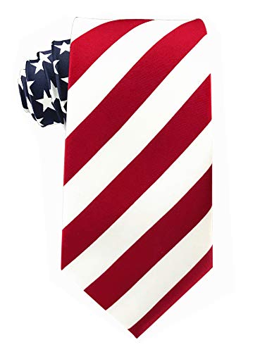 Image of Elfeves Men's Modern Striped Patterned Formal Ties College Daily Woven Neckties