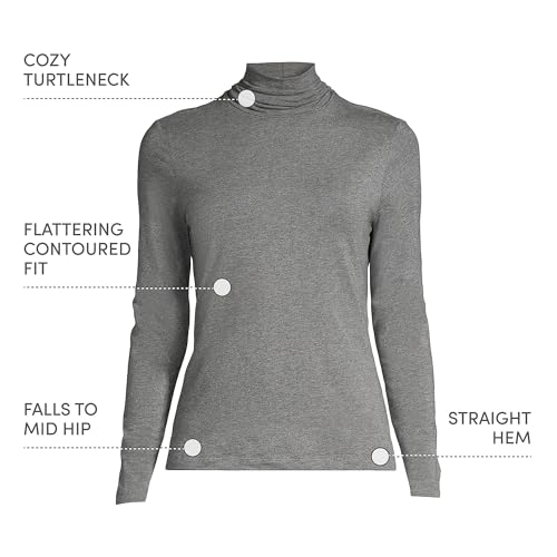 Image of Lands' End Women's Jersey Knit Turtleneck