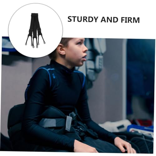 VANZACK Hockey Elastic Pants Suspenders with Anti-skid Design for Boy Girl Durable Protective Belt for Ice Hockey Training and Games Long-lasting Comfort and Stability