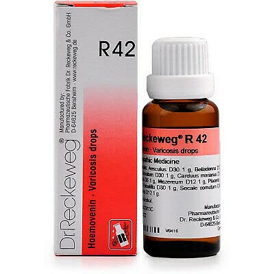 Dr.Reckeweg R42 Germany Homeopathy Drops - 22 ml Packs 1 Pack