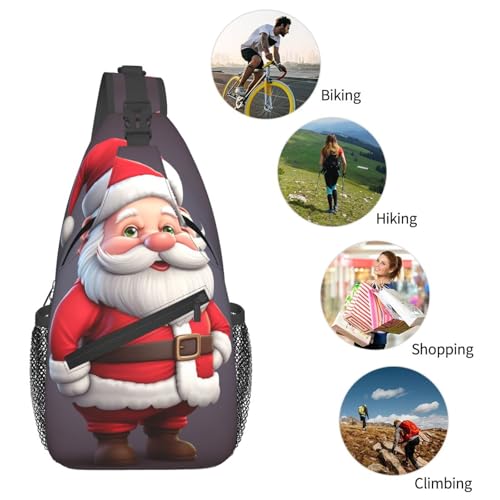 Bolso tipo Sling para hombre y mujer negro miniatura 5