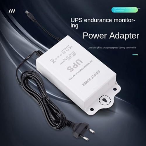 Alimentation sans interruption 12V 2A avec prise UE pour modem et caméra de sécurité