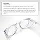 LeonDesigns Schutzbrille Anti-Fog Tactical Glasses with Side Shields Klare Schutzbrille mit Anti-Scratch UV400 Schutzscheibe Schutzbrille Innenbrille (Transparentes weiß)