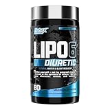 Nutrex Research - Lipo 6 Black Diuretic Water Pills (80 Caps) - Diuretics Reduce Bloat, Water Weight & Enhances Muscle Definition - Water Pill Bloating Relief - Diuretics for Water Retention Pills