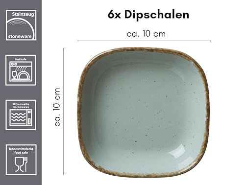Ritzenhoff & Breker Dipschalen-Set Casa, 6-teilig, 10x10 cm, Creme – Ansicht 4