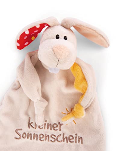 NICI Schmusetuch Hase ‚Kleiner Sonnenschein´ 25x25 cm – Schnuffeltuch ab 0+ Monaten – Kuscheltuch für Babys & Kleinkinder – Baby Kuscheltier / Schnuffeltuch – Schmusetuch für Mädchen & Jungen – 40043