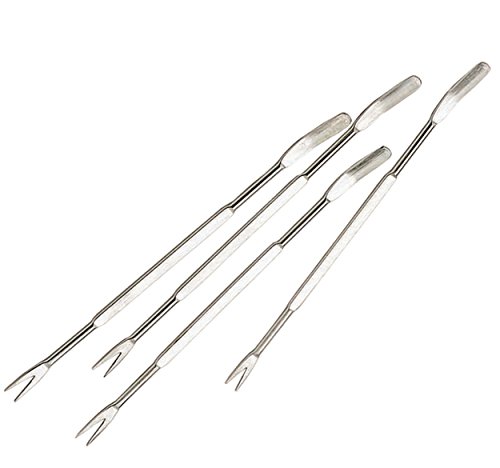 Kitchen Craft - Forchettine per Frutti di Mare, Acciaio Inox, 4 Pezzi