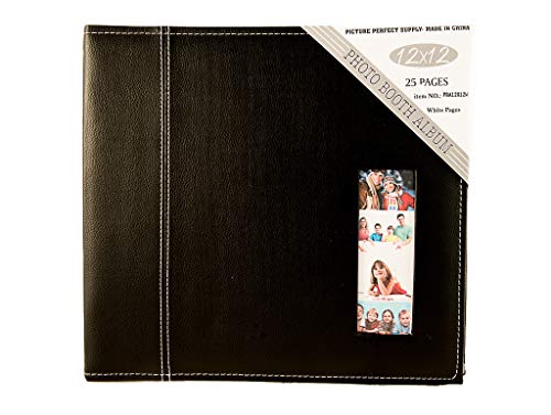 Photo Booth Frames - Photo Booth Album 12 X 12 Scrapbook Top Loading Post Bound Album 50 Pages Photobooth Guestbook #TOP5