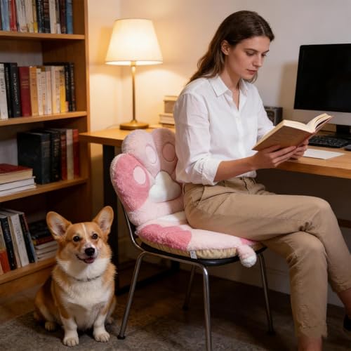 Coussin patte de chat mignon pour fauteuil et salon cocooning - 4