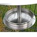 Habau 1771 Futterstation aus Edelstahl mit Kordel zum Aufhängen, Silber