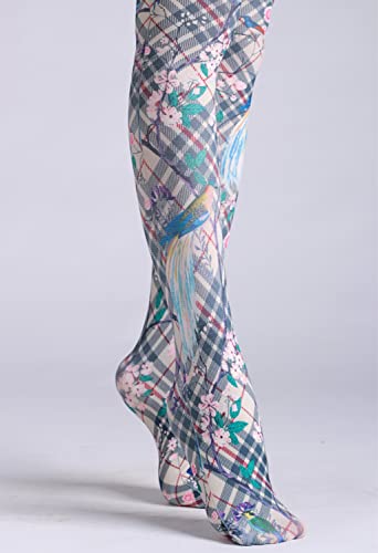 Image of Sahabowi Women Tights, Opaque High Waist Pantyhose, Vintage Control Top Stockings