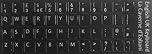 Keyboard Stickers Self-adhesive Spanish Layout