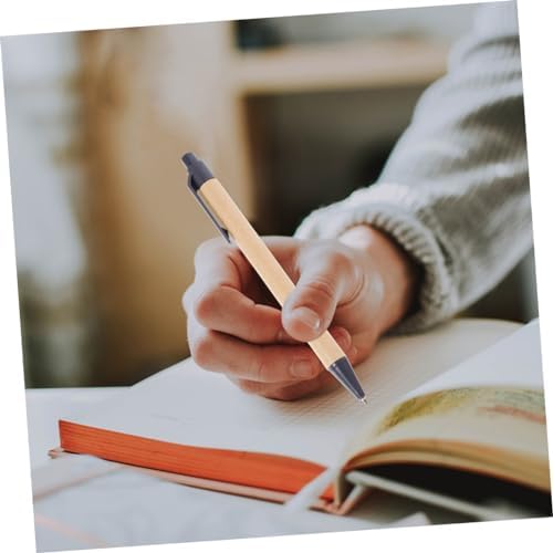 NUOBESTY 8 parça ergonomik geri çekilebilir tükenmez kalem, siyah mürekkepli, ofis, okul ve günlük kullanım için, çok fonksiyonlu yazı gereçleri, öğrenciler ve yaratıcı uygulamalar için - Görsel 7