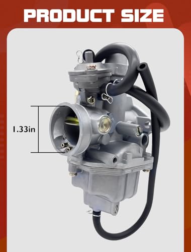 Image of TRX 250 Carburetor Fits for Honda Recon 250 TRX250 TRX250EX TM TE 1997-2007 ATV with Air Filter Spark Plug Carb Tune Up Kit