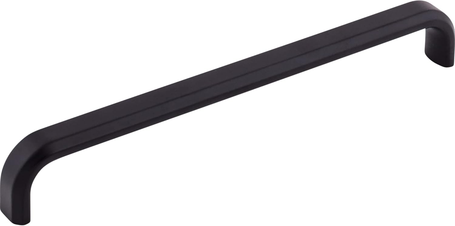 Top Knobs TK3014BLK TK3014 Telfair 7-9/16 Inch Center to Center Handle Cabinet Pull