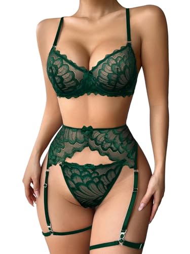Ensemble lingerie sexy push-up à armatures pour galber la silhouette