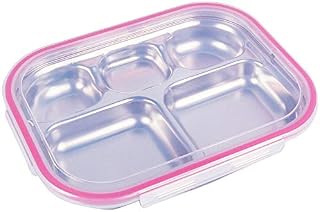 SU Company Stainless Steel Divided Tray Divided Plate Diet Plate Diet Food Control
