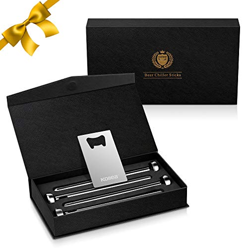 Kollea Beer Chiller Stick for Bottles, Unique Beer Gift for Men and boyfriend - Great Gift Ideas for Christmas, New Year, Thanksgiving, Father's Day, Valentine's Day, Birthday