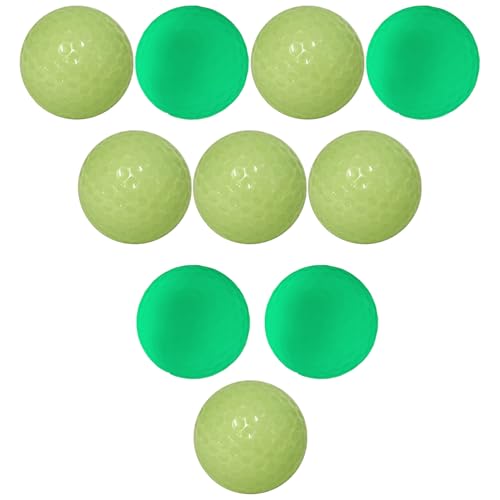 Balle de golf lumineuse à recharge lumineuse automatique Aislor pour visibilité de nuit