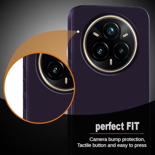 Image of Back Cover for Mi Redmi Note 14 Pro Plus 5G | Full Camera Protection | Premium Liquid Silicon Case | Flexible Bumper Case for Mi Redmi Note 14 Pro Plus 5G (Purple)
