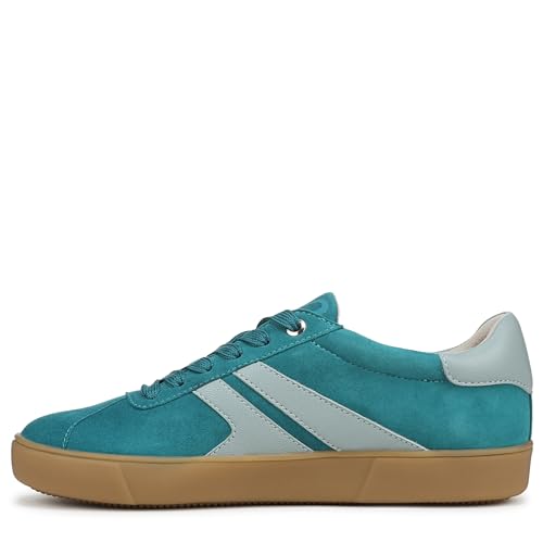 Naturalizer Women's Medina Sneaker Teal Blue Suede/Leather 9.5 W